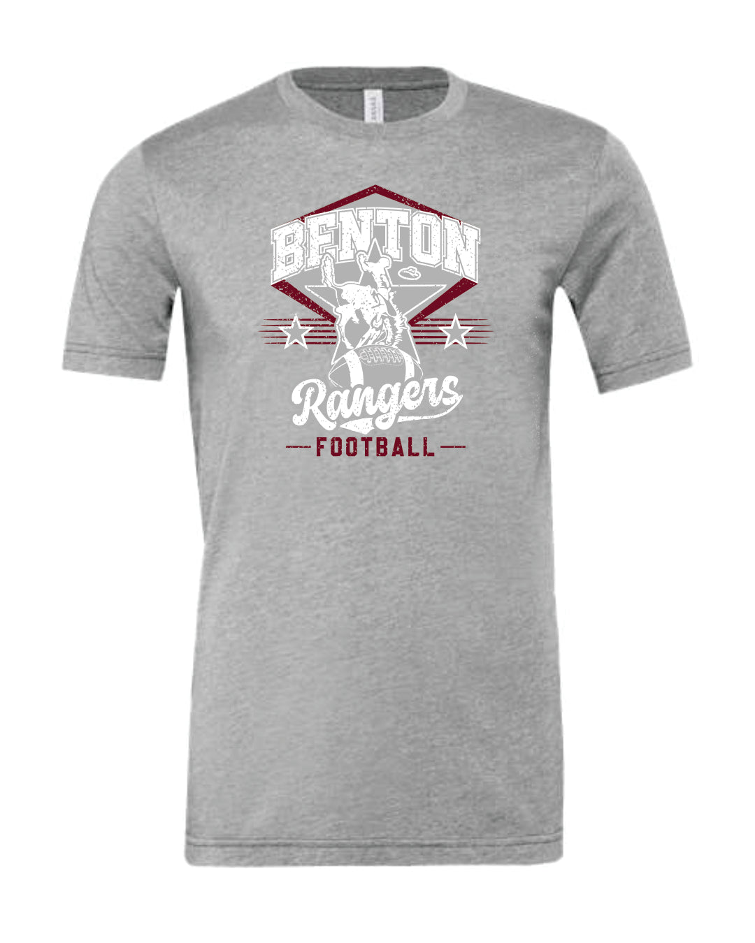 Bella Canvas Ringspun Tee- Athletic Heather Grey