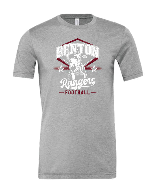 Bella Canvas Ringspun Tee- Athletic Heather Grey
