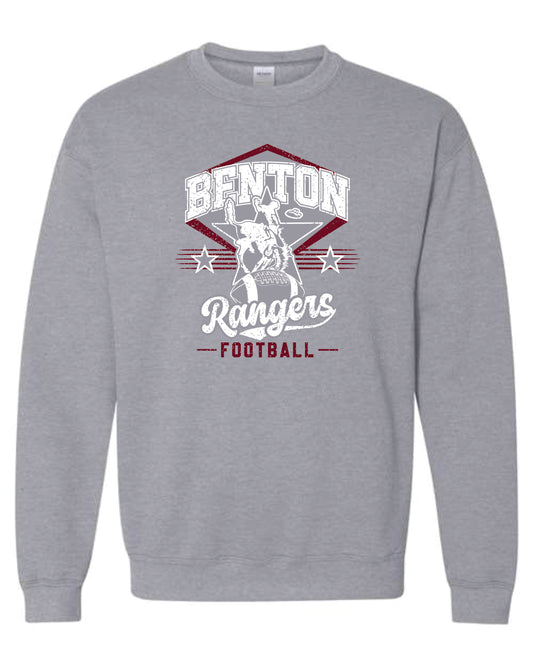 GILDAN Heavy Cotton Crew Sweatshirt- Sport Grey