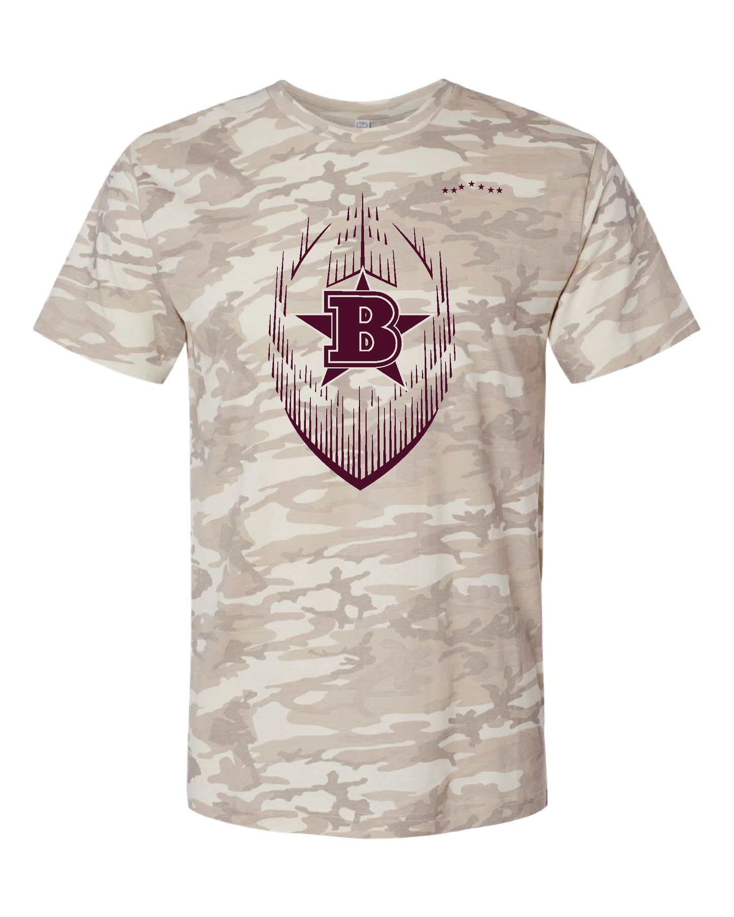 Benton Rangers Football Bella Tee – Camo